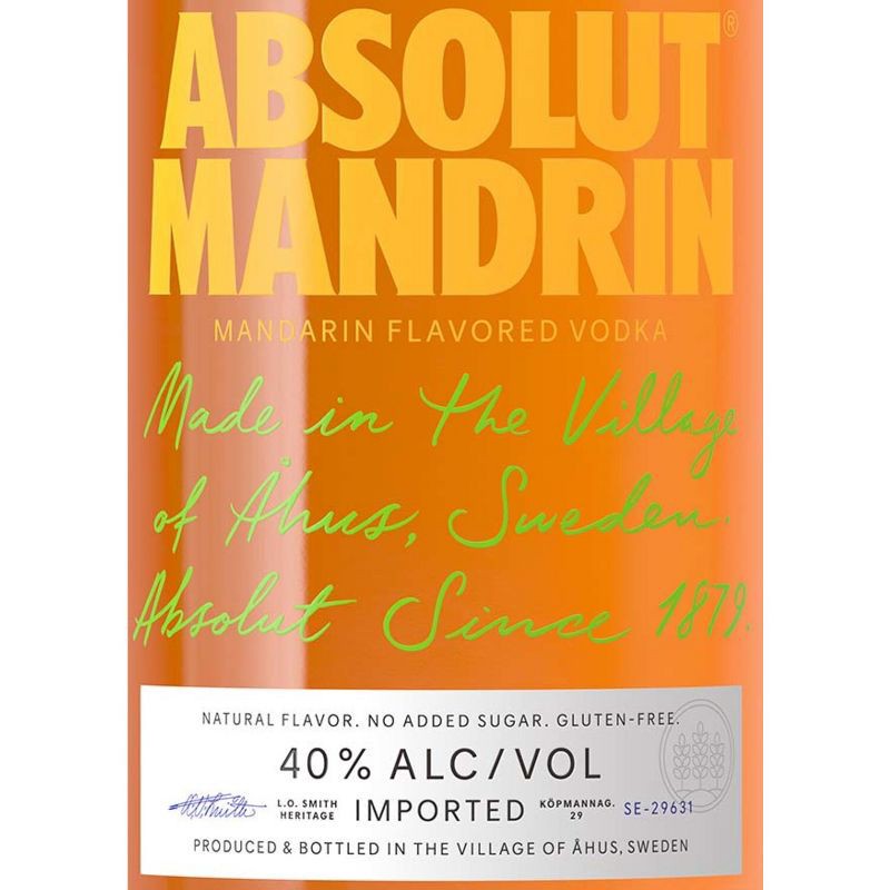 slide 10 of 10, Absolut Mandarin Vodka - 750ml Bottle, 750 ml