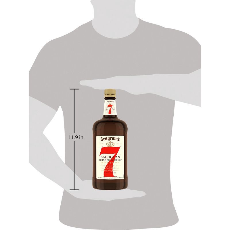 slide 9 of 9, Seagram's 7 Crown American Whiskey - 1.75L Bottle, 1.75 liter