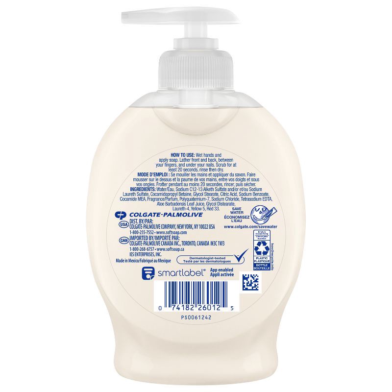 slide 15 of 18, Softsoap Moisturizing Liquid Hand Soap Pump - Soothing Aloe Vera - 7.5 fl oz, 7.5 fl oz