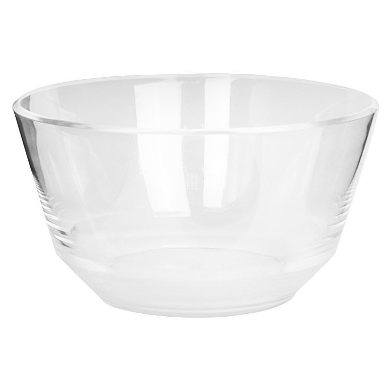 slide 1 of 1, 115oz Plastic Serving Bowl - Room Essentials™: Clear Round BPA-Free Trifle, Punch, Popcorn Bowl, Dishwasher-Safe, 115 oz