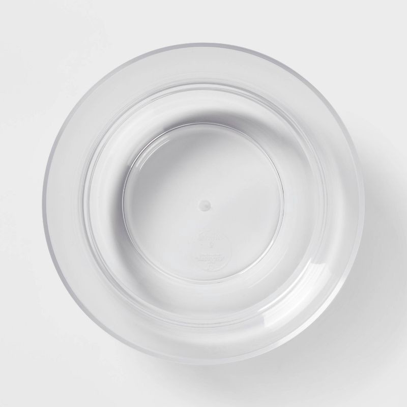 slide 3 of 3, 211oz Large Plastic Serving Bowl - Room Essentials™: Clear BPA-Free Trifle, Salad, Popcorn Bowl, Dishwasher-Safe, 211 oz