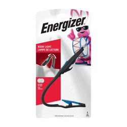 Energizer Clip LED Nightlight: Adjustable Book Light with Clip-On, 11 Lumens, 25-Hour Run Time, Black