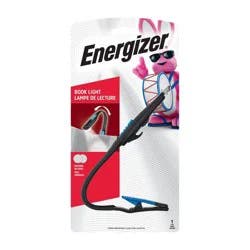 Energizer Clip LED Nightlight: Adjustable Book Light with Clip-On, 11 Lumens, 25-Hour Run Time, Black