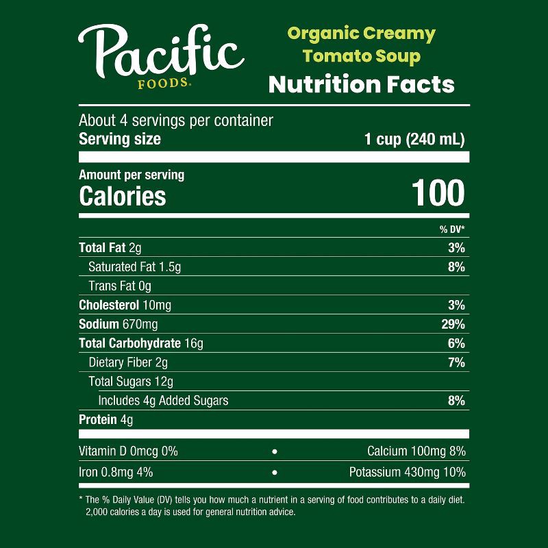 slide 4 of 11, Pacific Foods Organic Gluten Free Creamy Tomato Soup - 32oz, 32 oz