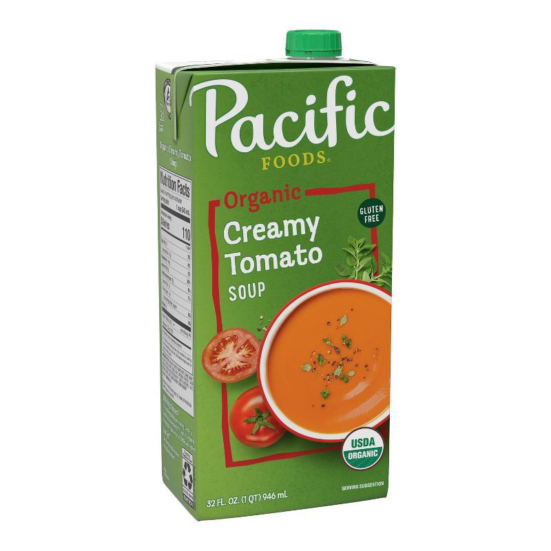 slide 1 of 11, Pacific Foods Organic Gluten Free Creamy Tomato Soup - 32oz, 32 oz