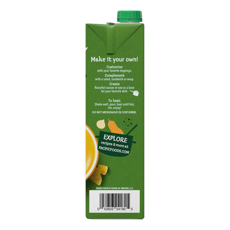 slide 9 of 10, Pacific Foods Plant Based Organic Gluten Free Vegan Creamy Butternut Squash Soup - 32 fl oz, 32 fl oz