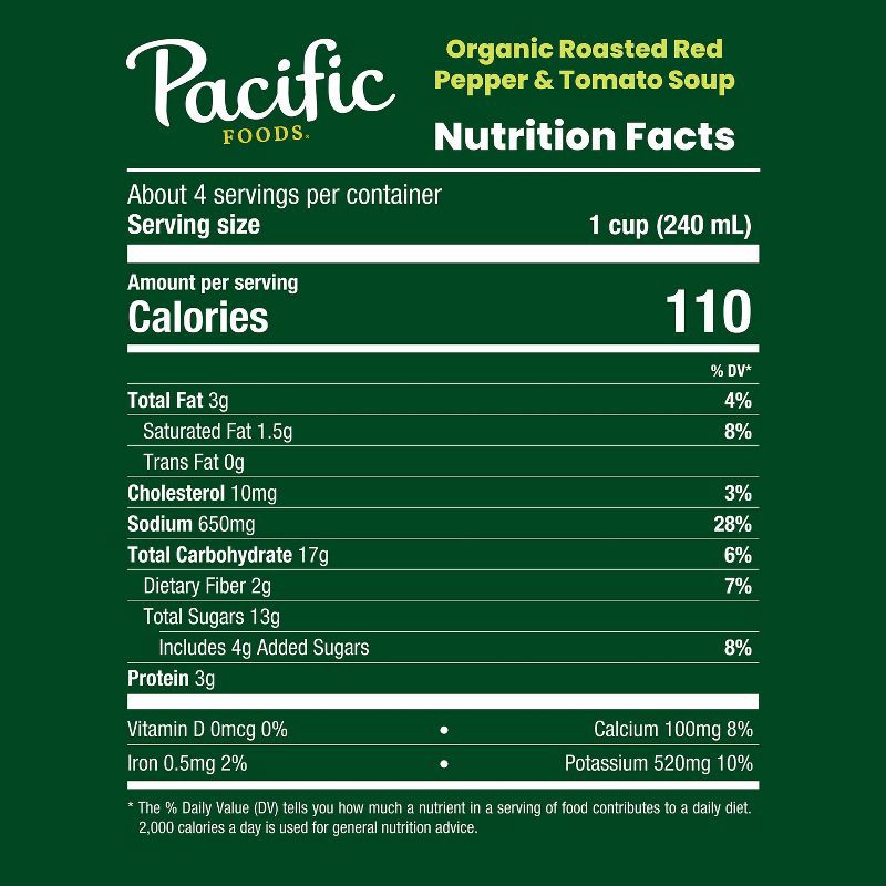 slide 4 of 10, Pacific Foods Organic Gluten Free Roasted Red Pepper & Tomato Soup - 32oz, 32 oz