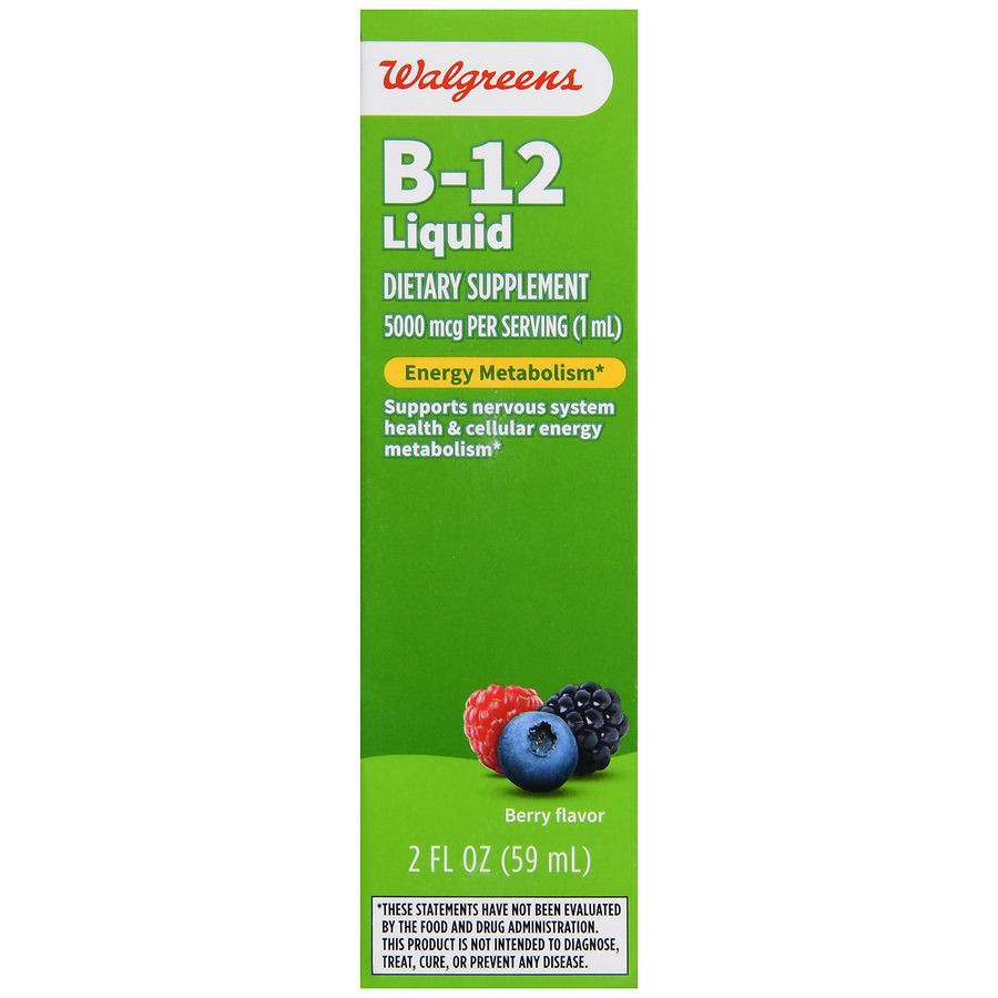slide 5 of 5, Walgreens B-12 Liquid, 2 fl oz