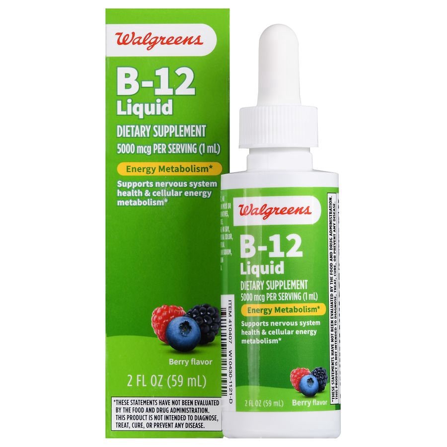 slide 1 of 5, Walgreens B-12 Liquid, 2 fl oz
