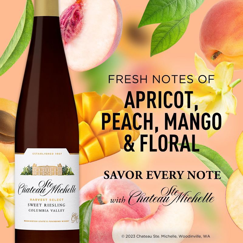 slide 6 of 7, Chateau Ste Michelle Chateau Ste. Michelle Harvest Select Riesling White Wine - 750ml Bottle, 750 ml