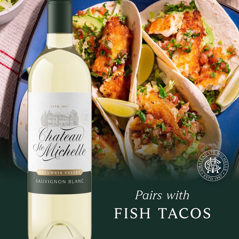 slide 4 of 6, Chateau Ste Michelle Chateau Ste. Michelle Sauvignon Blanc White Wine - 750ml Bottle, 750 ml
