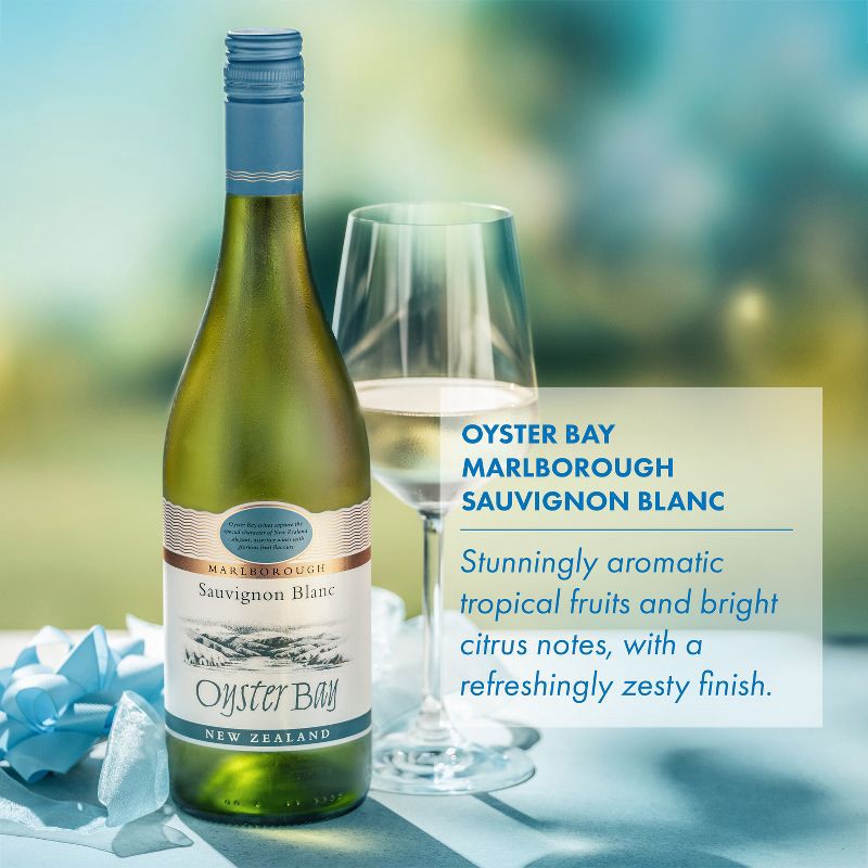 slide 3 of 8, Oyster Bay Sauvignon Blanc White Wine - 750ml Bottle, 750 ml