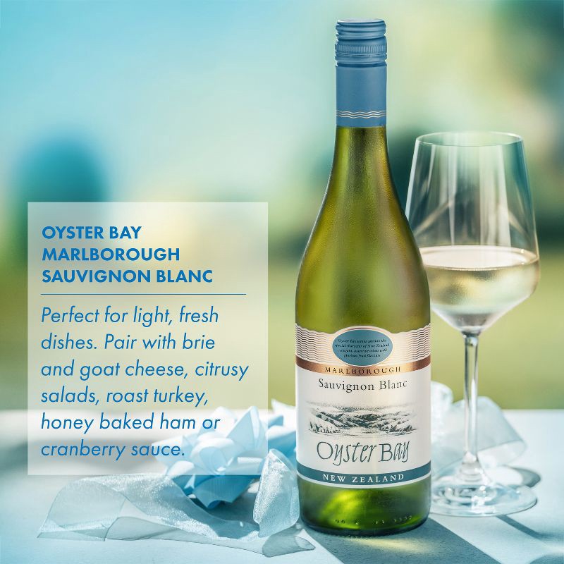slide 4 of 8, Oyster Bay Sauvignon Blanc White Wine - 750ml Bottle, 750 ml