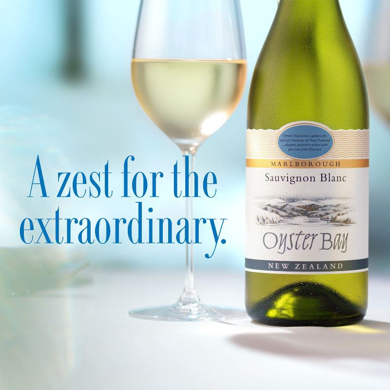 slide 6 of 12, Oyster Bay Sauvignon Blanc White Wine - 750ml Bottle, 750 ml