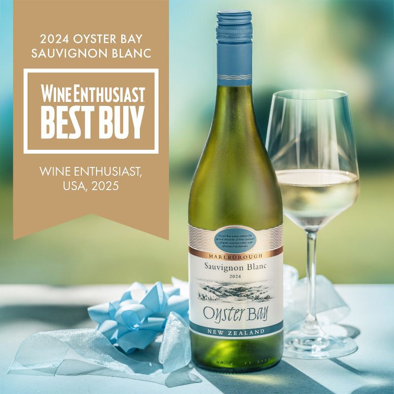 slide 6 of 8, Oyster Bay Sauvignon Blanc White Wine - 750ml Bottle, 750 ml