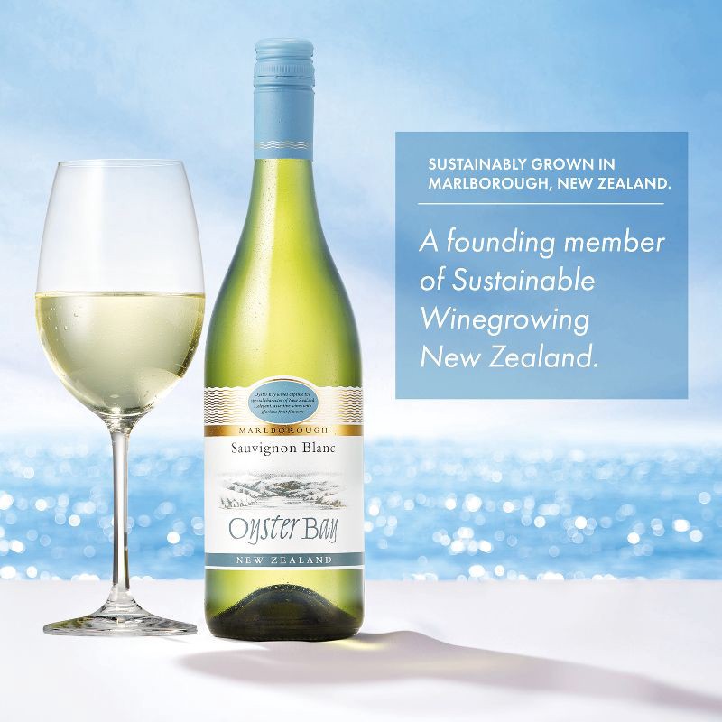 slide 9 of 12, Oyster Bay Sauvignon Blanc White Wine - 750ml Bottle, 750 ml