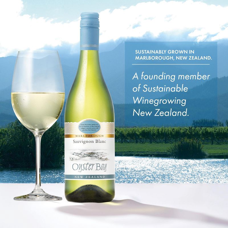 slide 10 of 12, Oyster Bay Sauvignon Blanc White Wine - 750ml Bottle, 750 ml