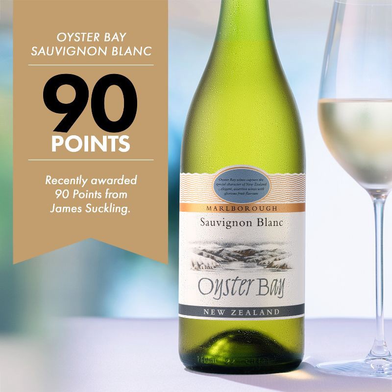 slide 11 of 12, Oyster Bay Sauvignon Blanc White Wine - 750ml Bottle, 750 ml