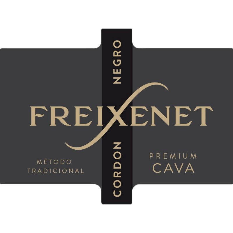 slide 2 of 7, Freixenet Cordon Negro Brut Cava Sparkling White Wine - 750ml Bottle, 750 ml