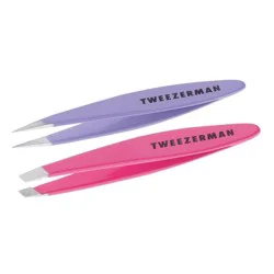 Tweezerman Mini Slant and Point Tweezer Combo Set