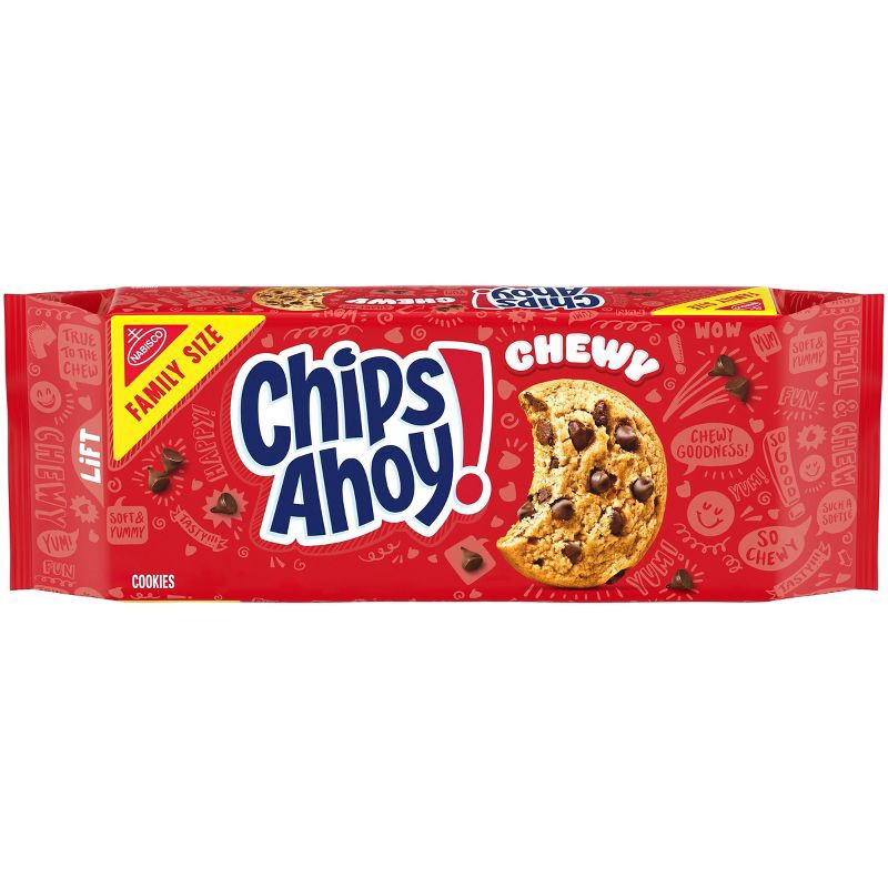 slide 1 of 12, Chips Ahoy! Chewy Chocolate Chip Cookies - Family Size - 19.5oz, 19.5 oz