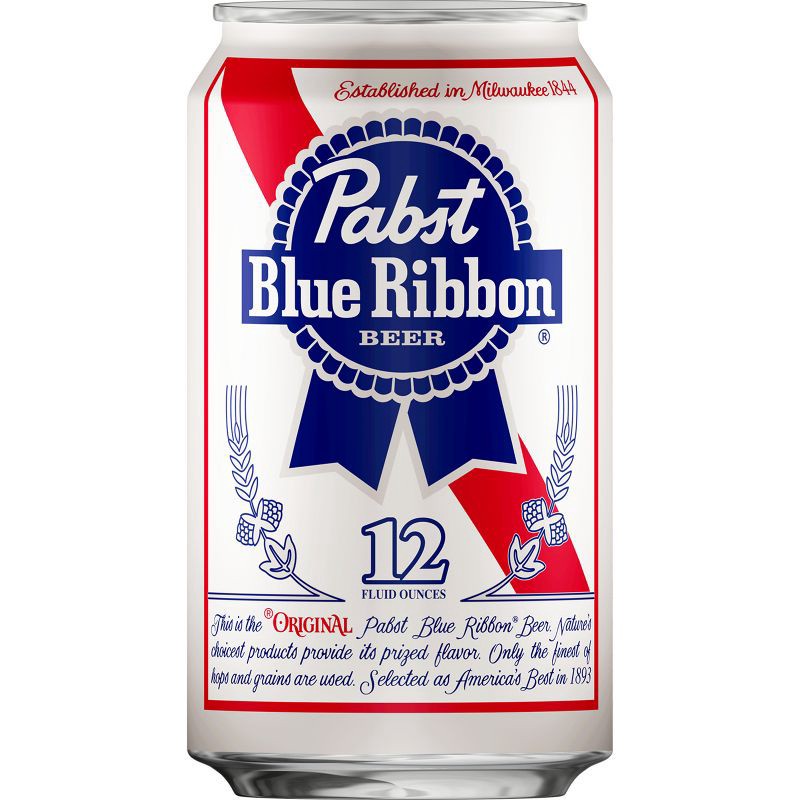 slide 2 of 8, Pabst Blue Ribbon Beer - 12pk/12 fl oz Cans, 12 ct; 12 fl oz