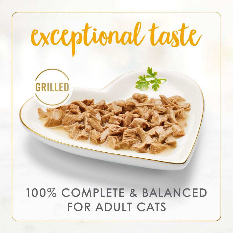 slide 4 of 10, Purina Fancy Feast Grilled Gourmet Wet Cat Food Chicken & Beef Feast In Gravy - 3oz, 3 oz
