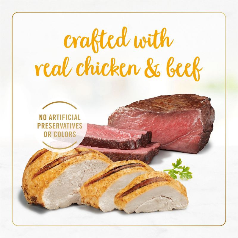 slide 6 of 10, Purina Fancy Feast Grilled Gourmet Wet Cat Food Chicken & Beef Feast In Gravy - 3oz, 3 oz