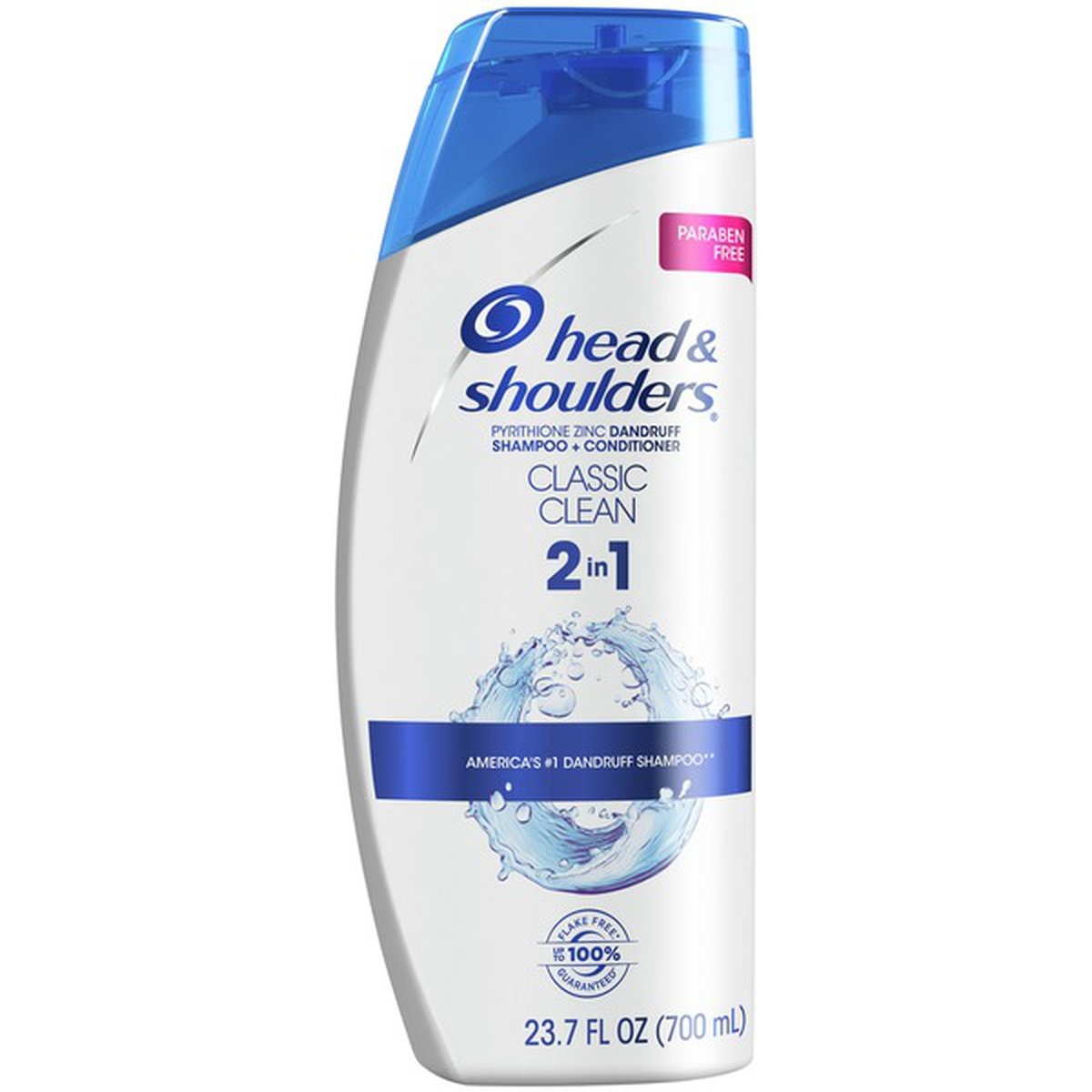 slide 1 of 1, Head & Shoulders Classic Clean Head And Shoulders Classic Clean 2-In-1 Anti-Dandruff Shampoo + Conditioner 23.7 Oz, 23.7 fl oz