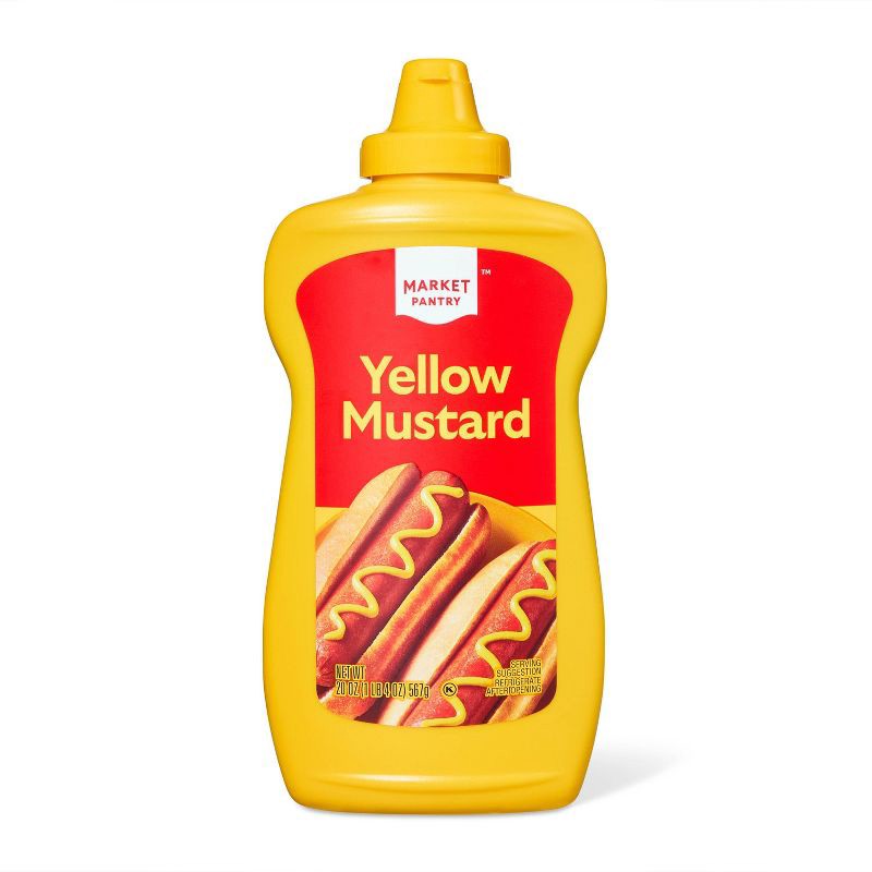 slide 1 of 5, Yellow Mustard - 20oz - Market Pantry™, 20 oz