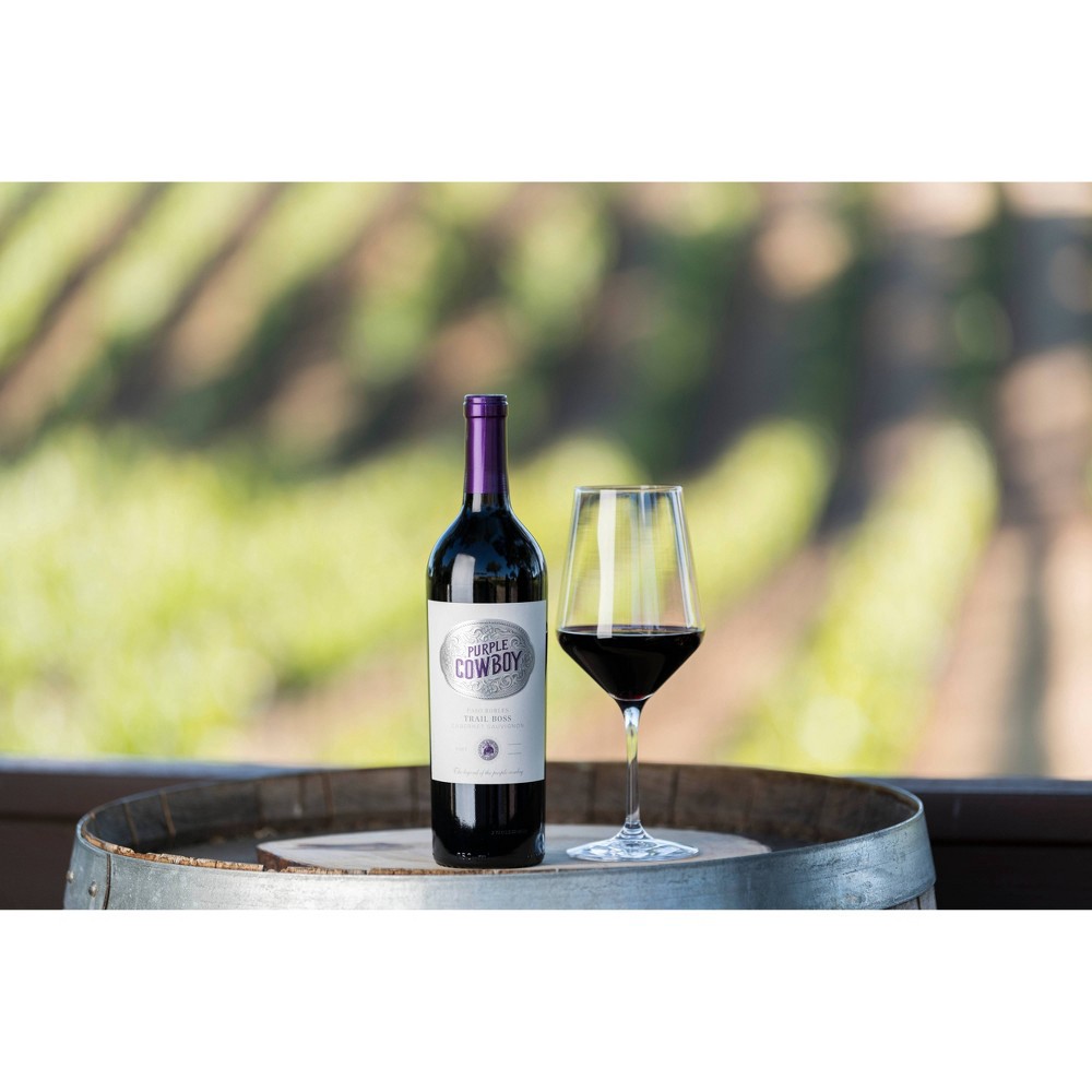 slide 5 of 5, Purple Cowboy Trail Boss Cabernet Sauvignon Red Wine - 750ml Bottle, 750 ml