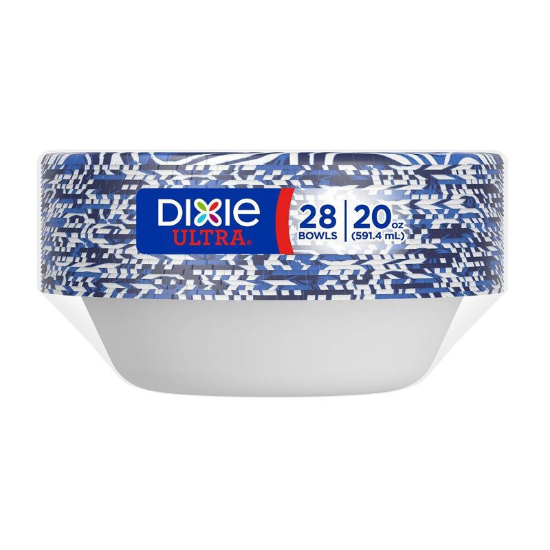 slide 6 of 8, Dixie Ultra Dinner Paper Bowls - 28ct/20oz, 28 ct, 20 oz