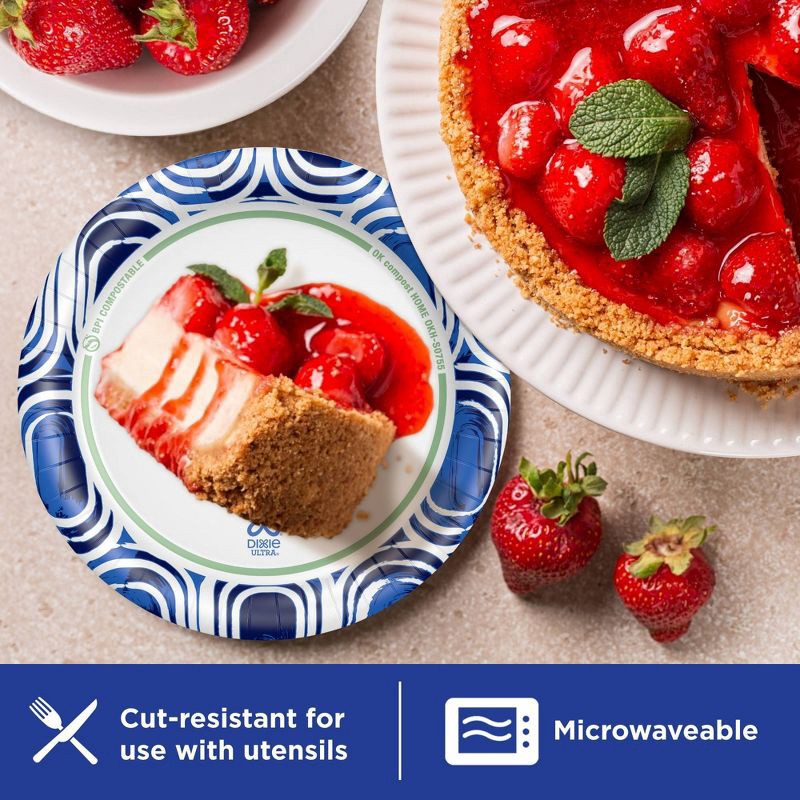 slide 3 of 6, Dixie Ultra 6 7/8" Disposable Plates - 44ct, 44 ct