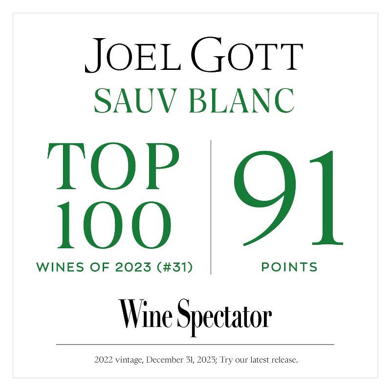 slide 3 of 7, Joel Gott Sauvignon Blanc White Wine - 750ml Bottle, 750 ml