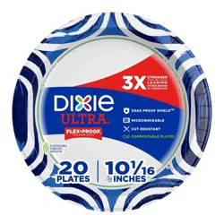 Dixie Ultra 10 1/16" Paper Plates - 20ct
