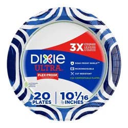Dixie Ultra 10 1/16" Paper Plates - 20ct