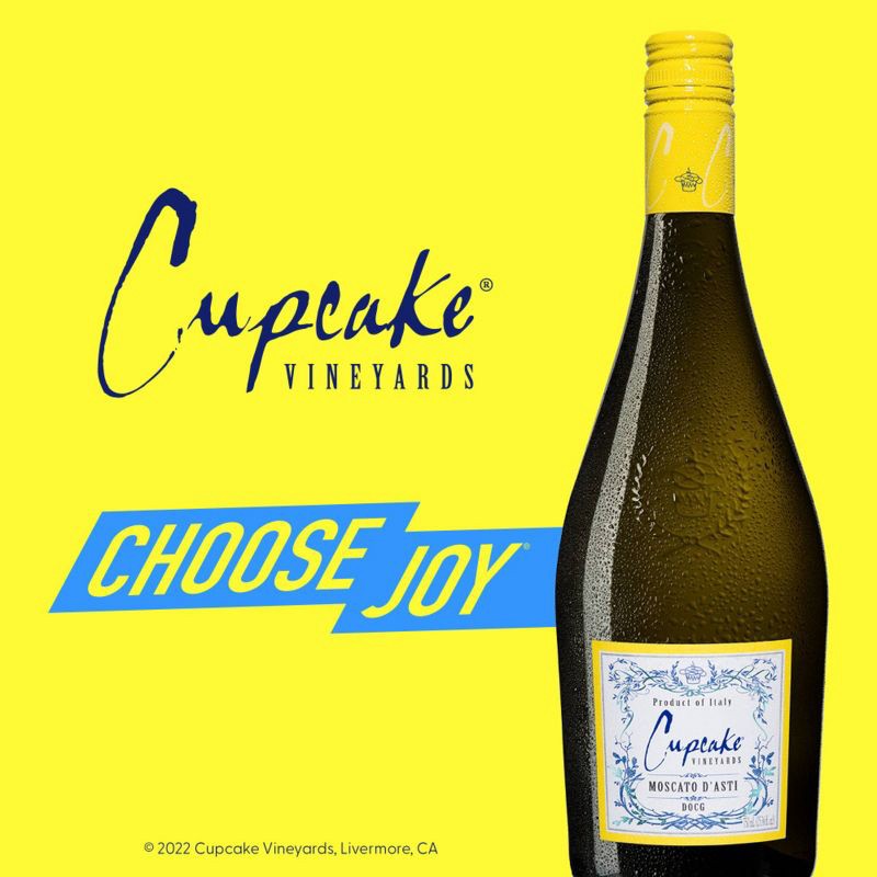 slide 4 of 10, Cupcake Vineyards Cupcake Moscato D'Asti White Wine - 750ml Bottle, 750 ml