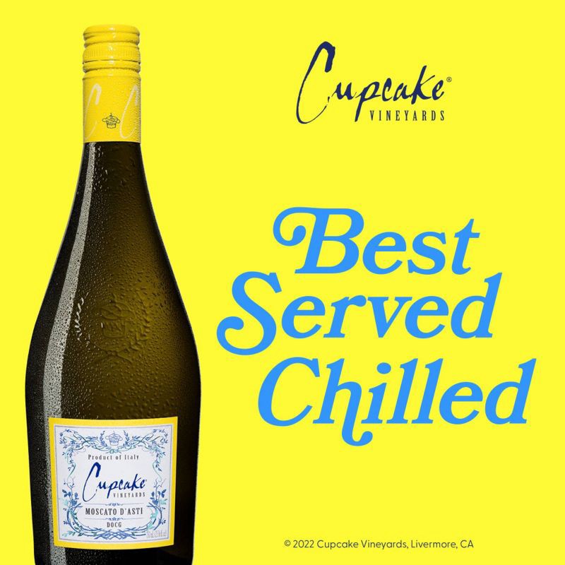 slide 6 of 10, Cupcake Vineyards Cupcake Moscato D'Asti White Wine - 750ml Bottle, 750 ml