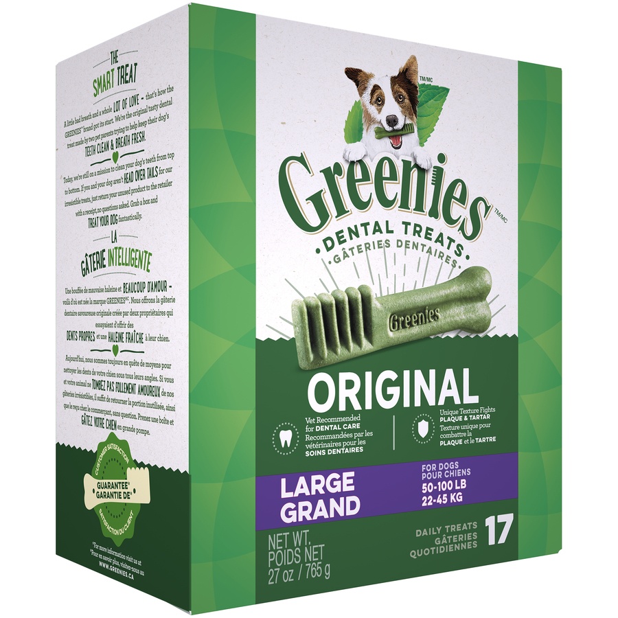 slide 2 of 9, Greenies Dental Chew Treats for Dogs - Large Dogs, 17 ct