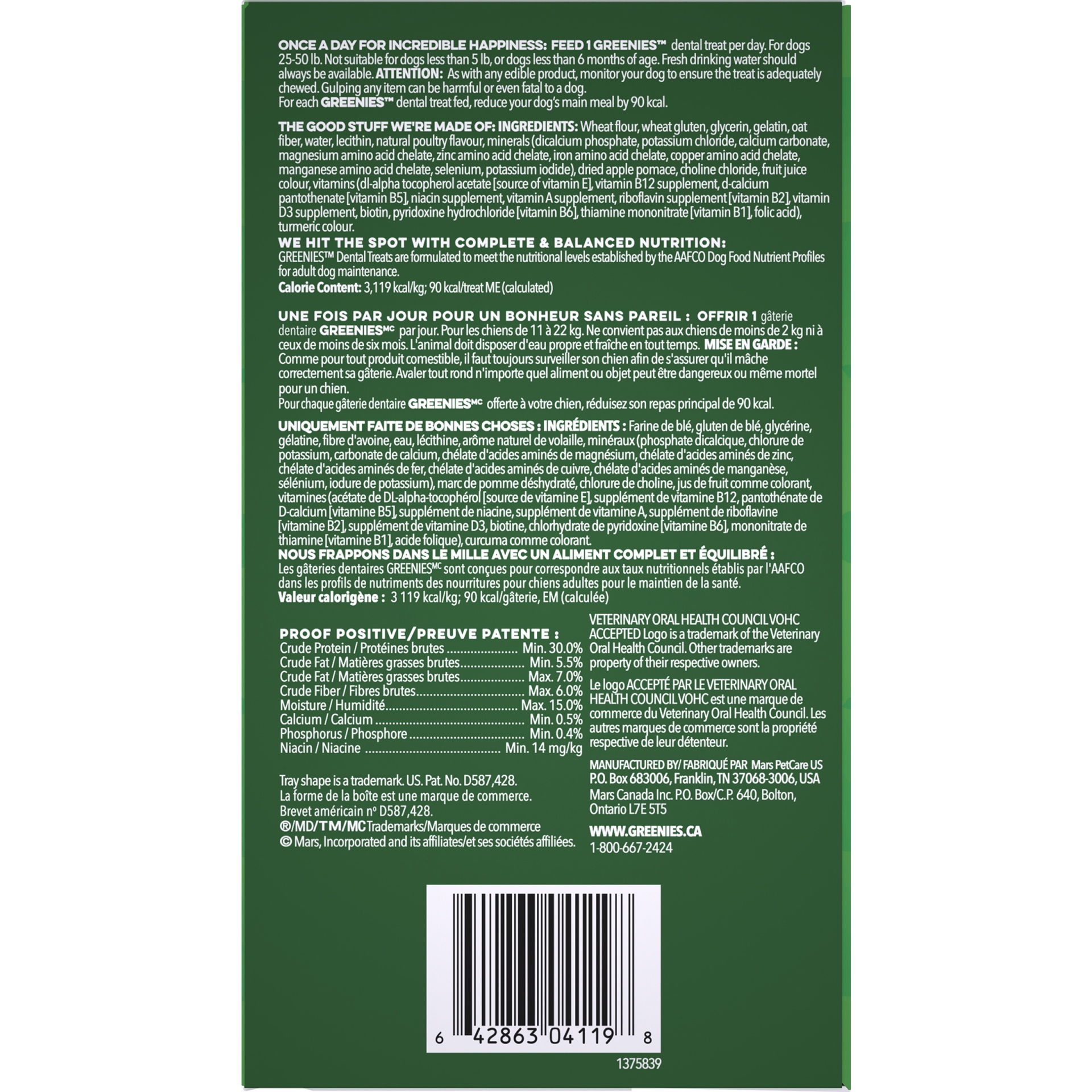 slide 5 of 9, GREENIES Dental Chew Treats For Dogs - Regular Dog, 27 oz