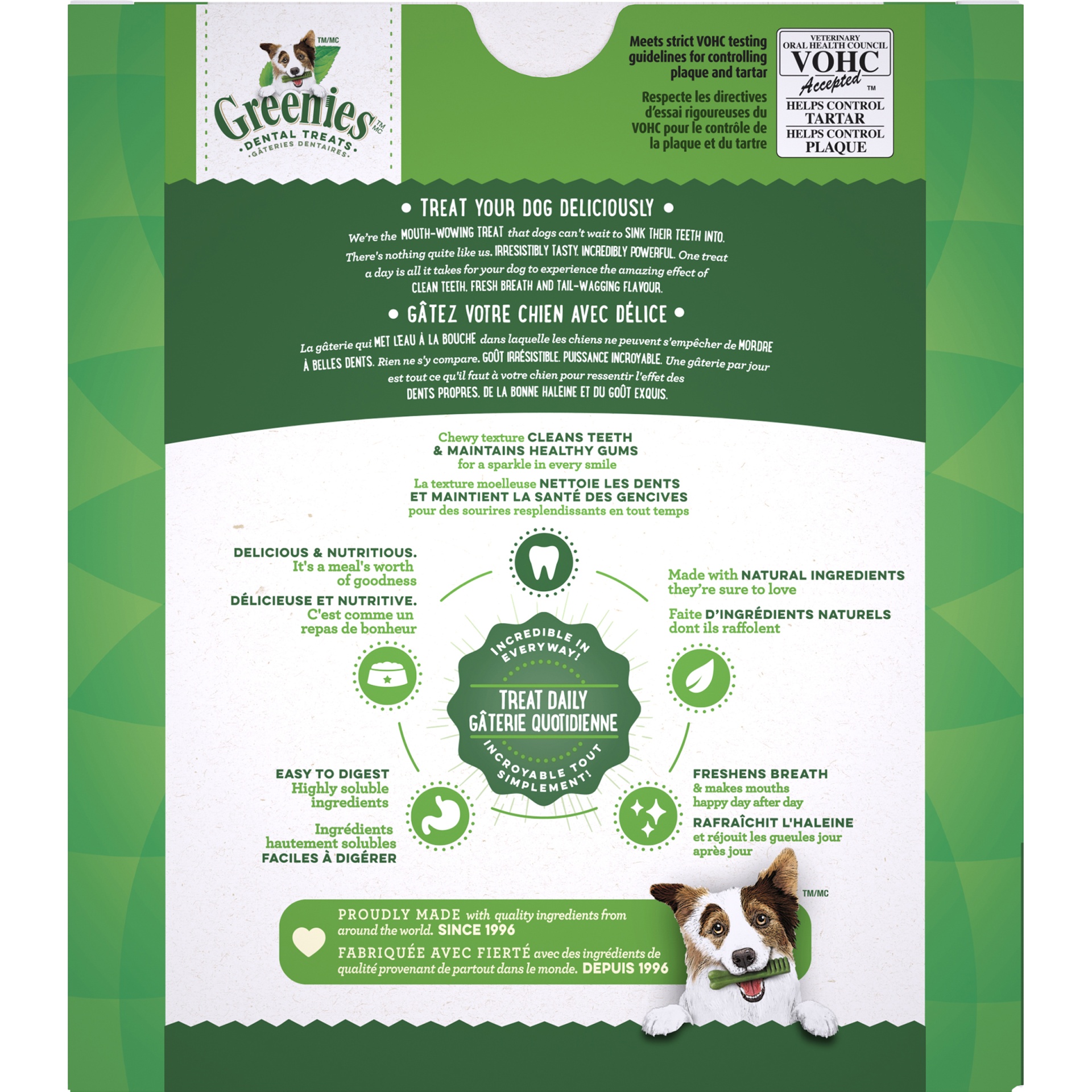 slide 6 of 9, GREENIES Dental Chew Treats For Dogs - Petit Dog, 27 oz