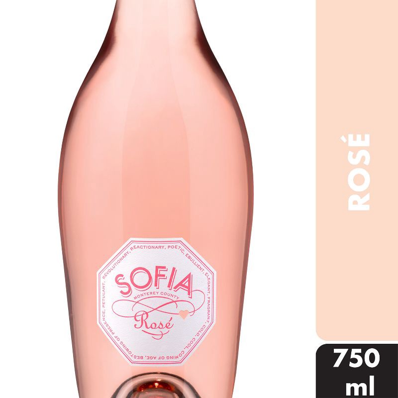 slide 2 of 9, Francis Coppola Sofia Rosé Wine - 750ml Bottle, 750 ml