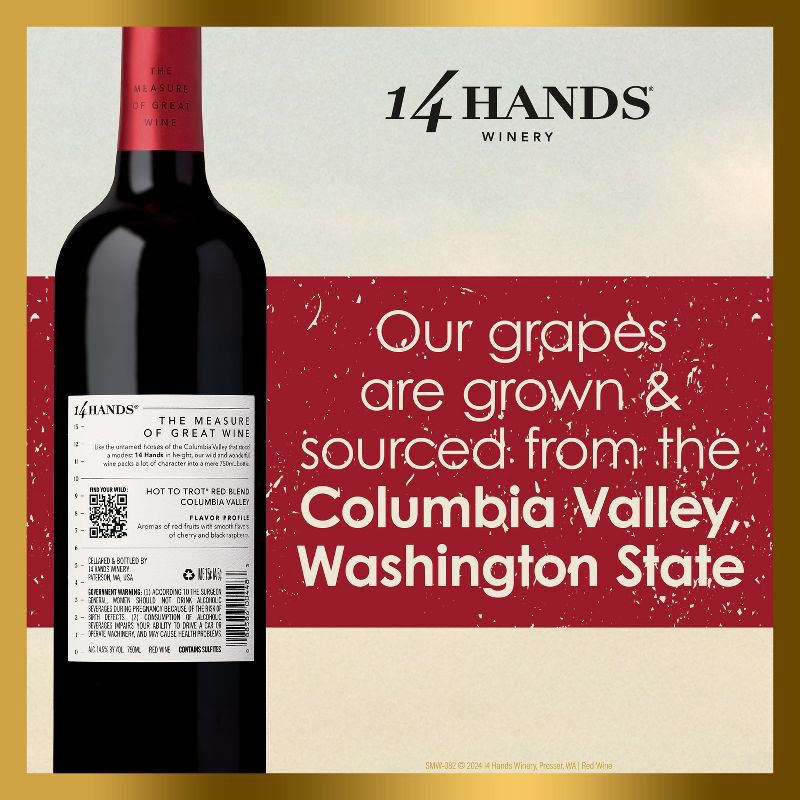slide 6 of 8, 14 Hands Winery 14 Hands Red Blend Wine - 750ml Bottle, 750 ml