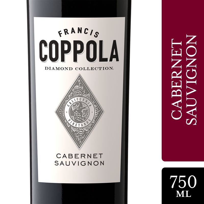 slide 2 of 7, Francis Coppola Diamond Ivory Label Cabernet Sauvignon Red Wine - 750ml Bottle, 750 ml