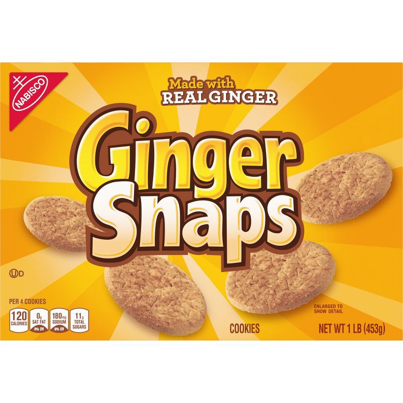 slide 5 of 12, Nabisco Ginger Snaps Cookies - 16oz, 16 oz
