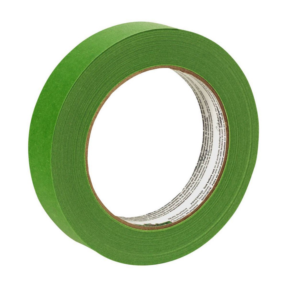 slide 2 of 5, FrogTape 0.94"x45yd Multi Surface Painting Industrial Tape Green, 1 ct