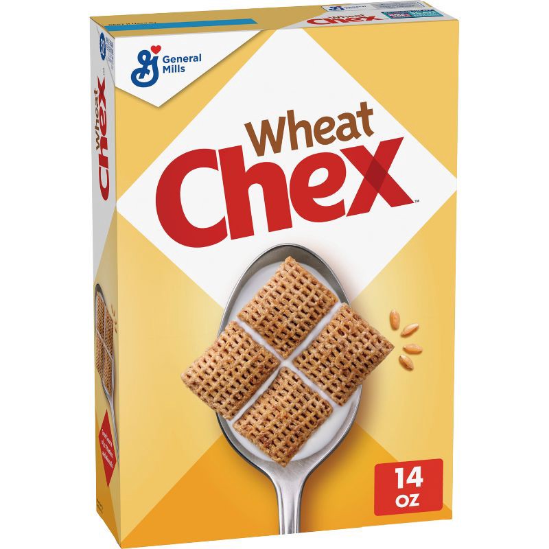 slide 1 of 9, Chex Wheat Breakfast Cereal - 14oz - General Mills, 14 oz