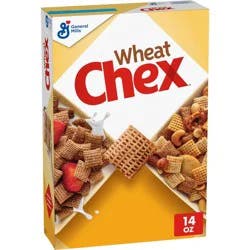 Chex Wheat Breakfast Cereal - 14oz - General Mills: Whole Grain, No Artificial Flavors