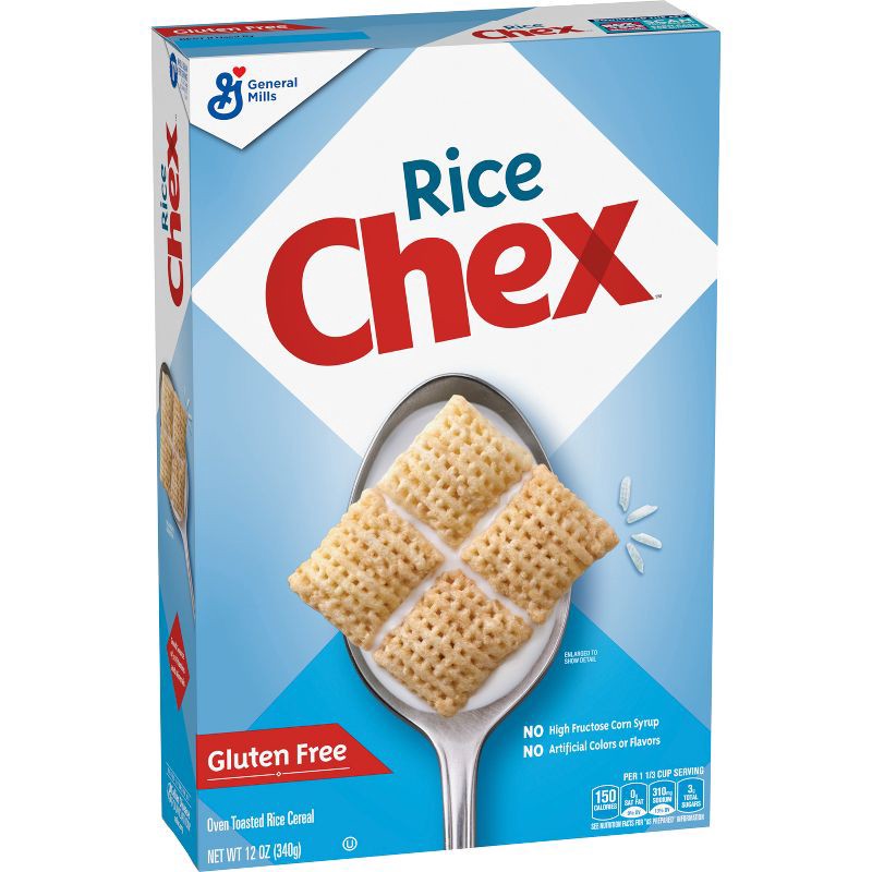 slide 1 of 9, Chex Gluten Free Rice Breakfast Cereal - 12oz - General Mills, 12 oz