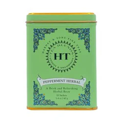Harney & Sons Peppermint Herbal Tea Sachets - 20ct